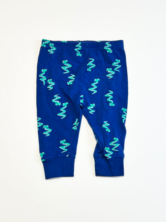 Blue snakes leggings - Size 00