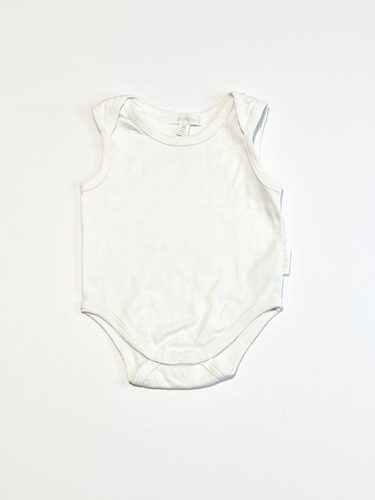 White ribbed bodysuit - Size 00