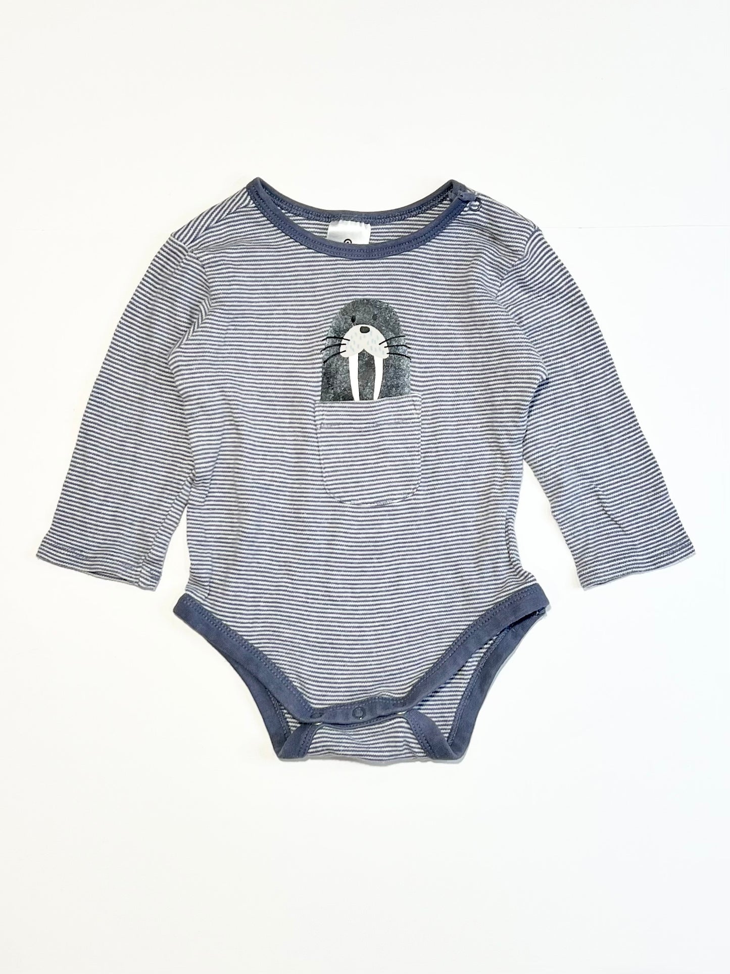 Striped walrus bodysuit - Size 00