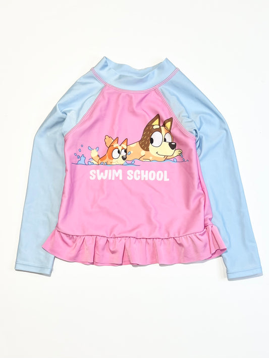 Bluey rashie - Size 4