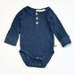 Ribbed henley bodysuit - Size 00