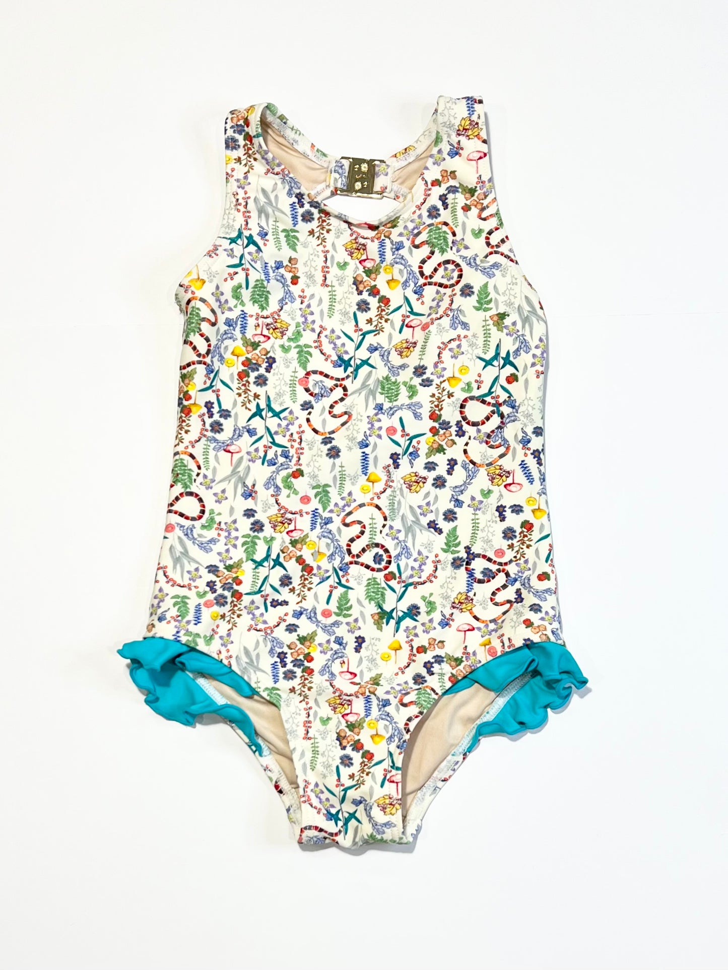 Floral one-piece - Size 4