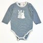 Striped bunny bodysuit - Size 00