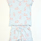 Ribbed poodle pyjamas - Size 4
