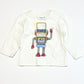 White robot top - Size 00