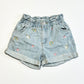 Embroidered denim shorts - Size 4