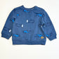 Blue cars sweater - Size 00