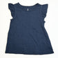 Navy ruffle tank - Size 4