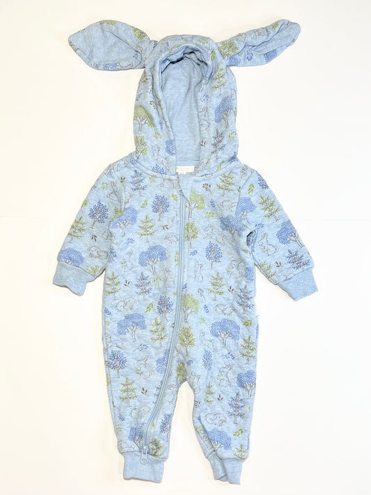 Quilted bunny coverall - Size 00