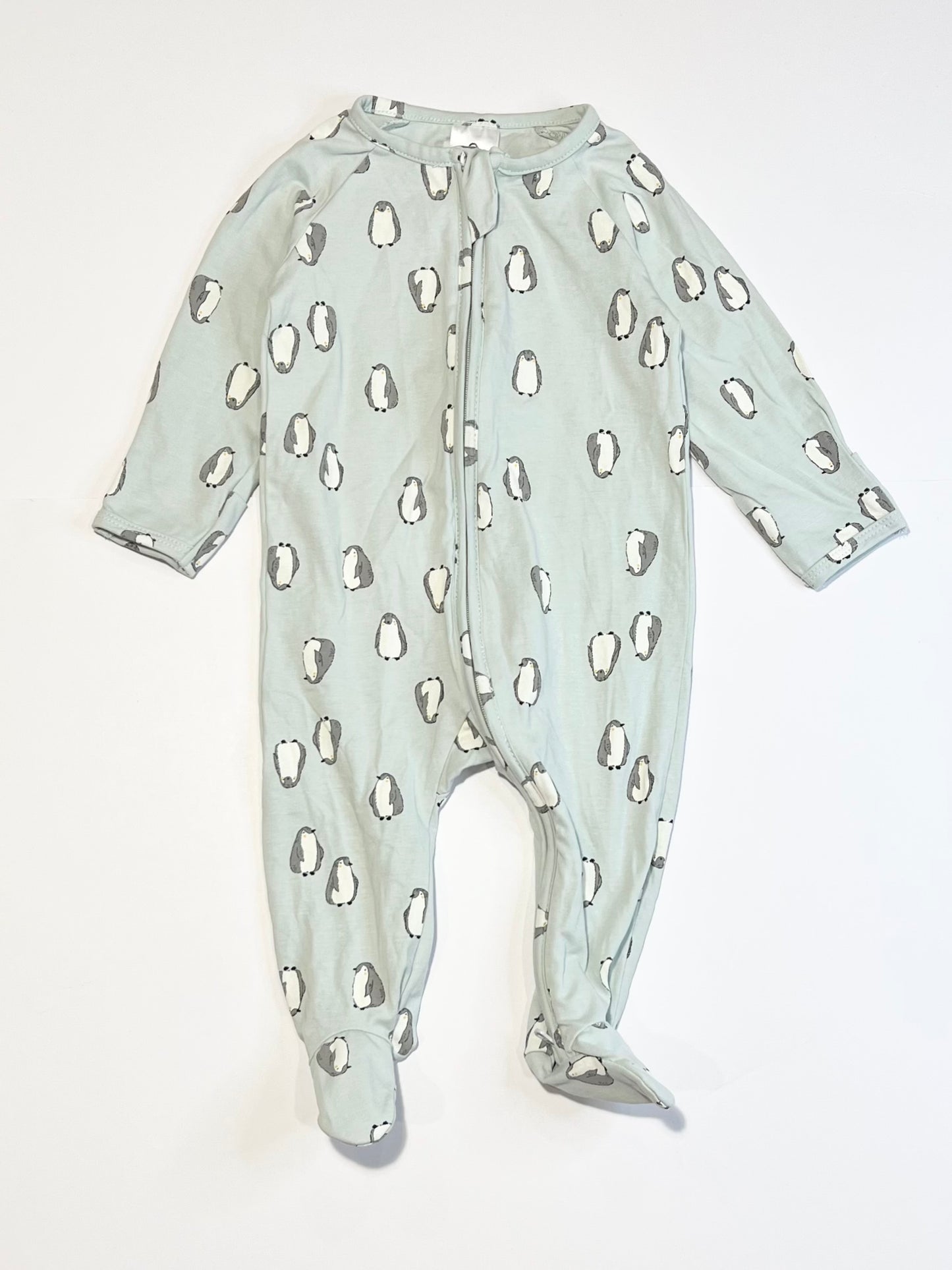 Penguins zip onesie - Size 00