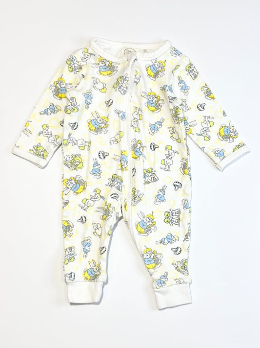 Gumnut Babies zip onesie - Size 00