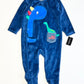 Dino velour onesie brand new - Size 00