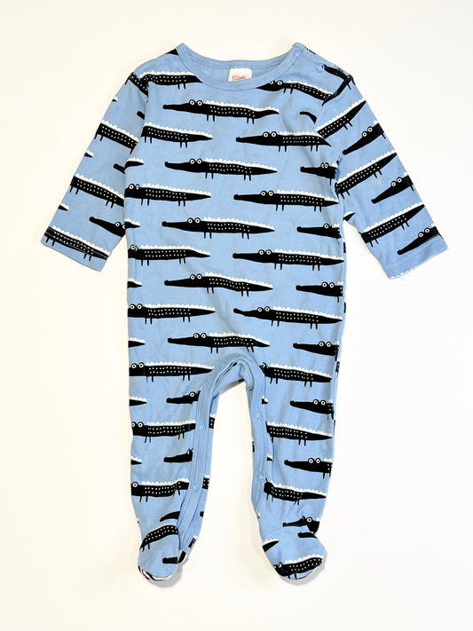 Blue crocs onesie - Size 00