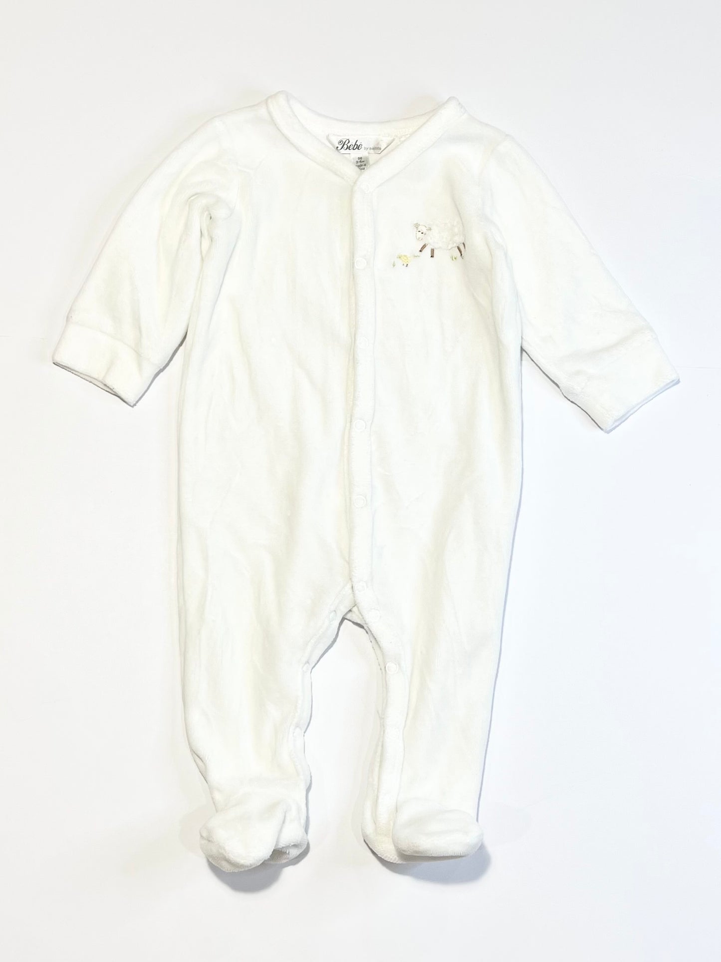 Velour sheep onesie - Size 00