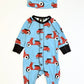 Vespa onesie with beanie - Size 00