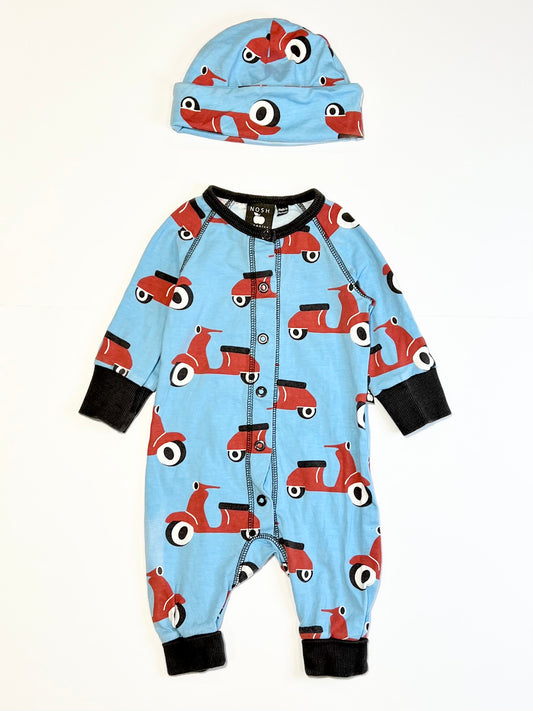 Vespa onesie with beanie - Size 00