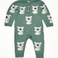 Green koalas knit onesie - Size 00