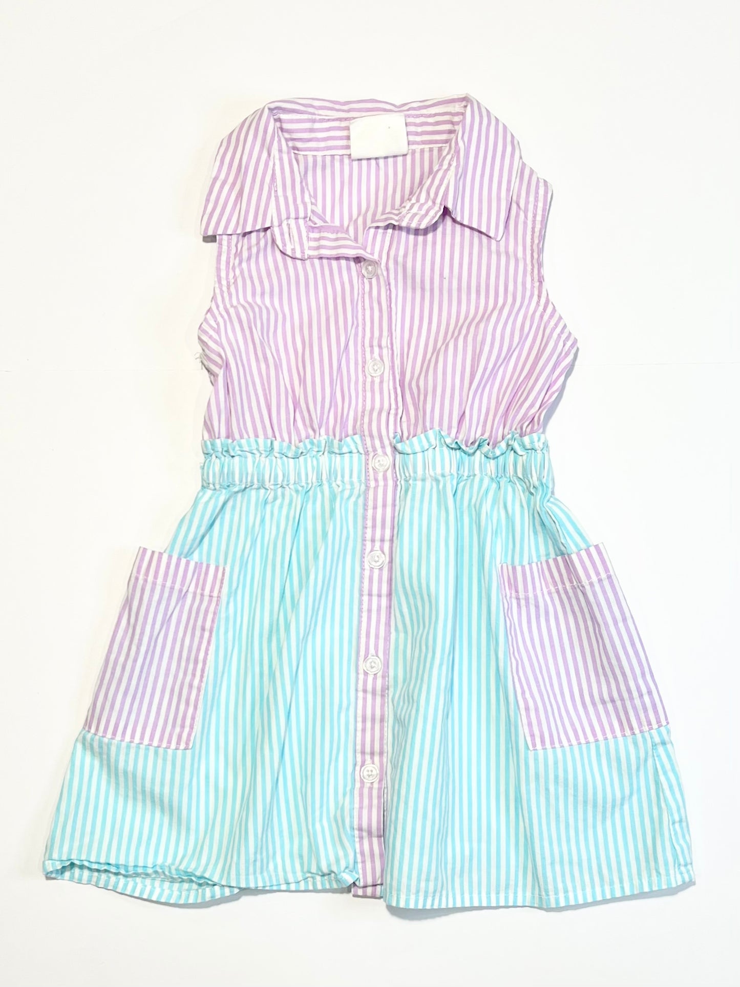 Striped shirt dress - Size 2