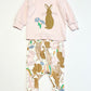 Ribbed bunny pyjamas - Size 00