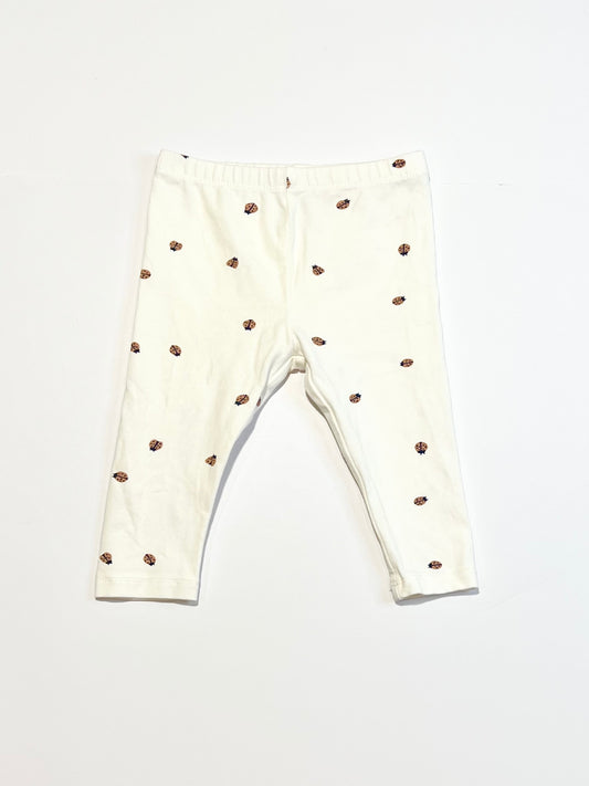 Ladybug leggings - Size 00