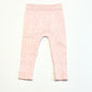 Pink ribbed leggings - Size 00