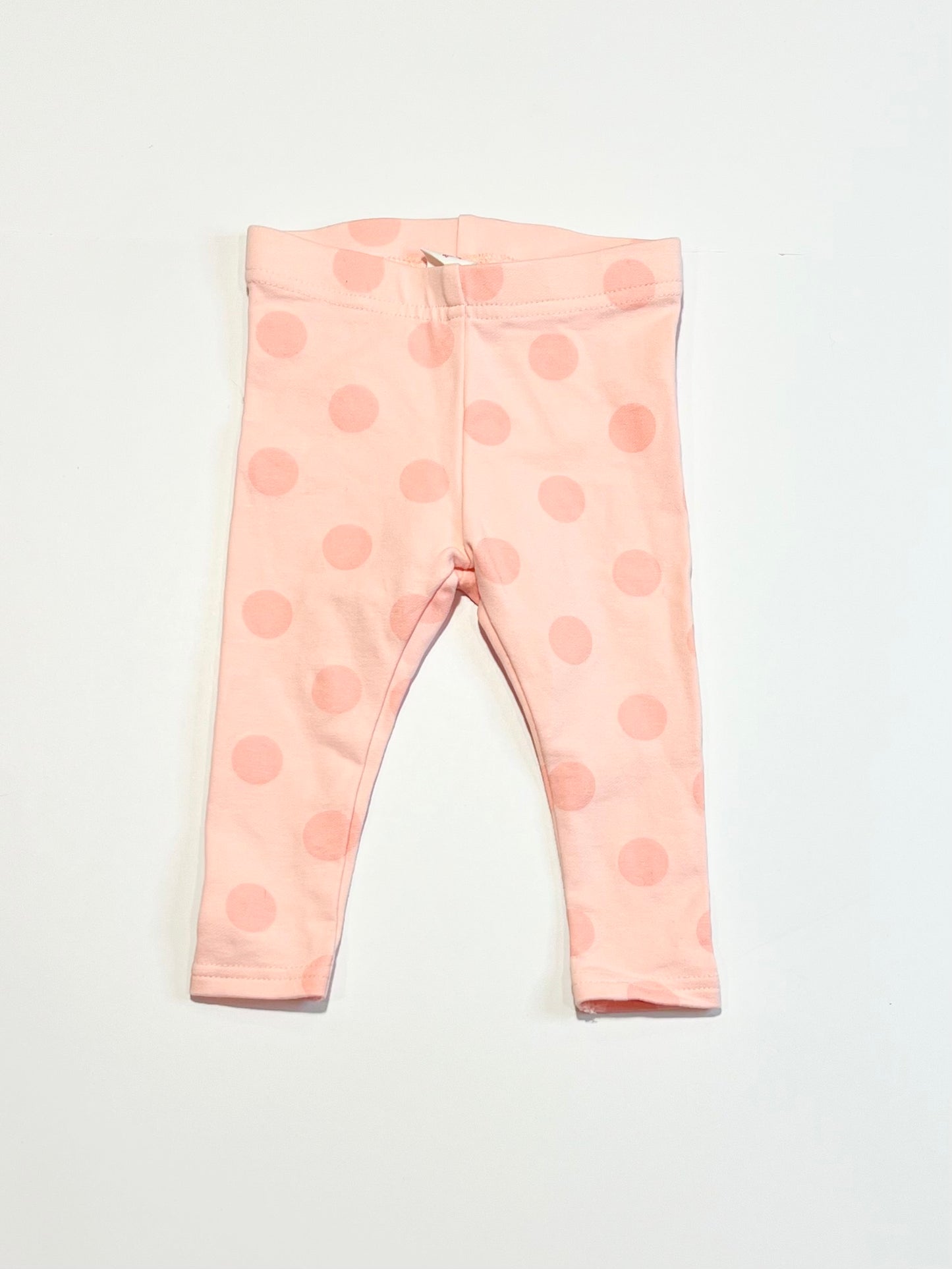 Pink spot leggings - Size 00