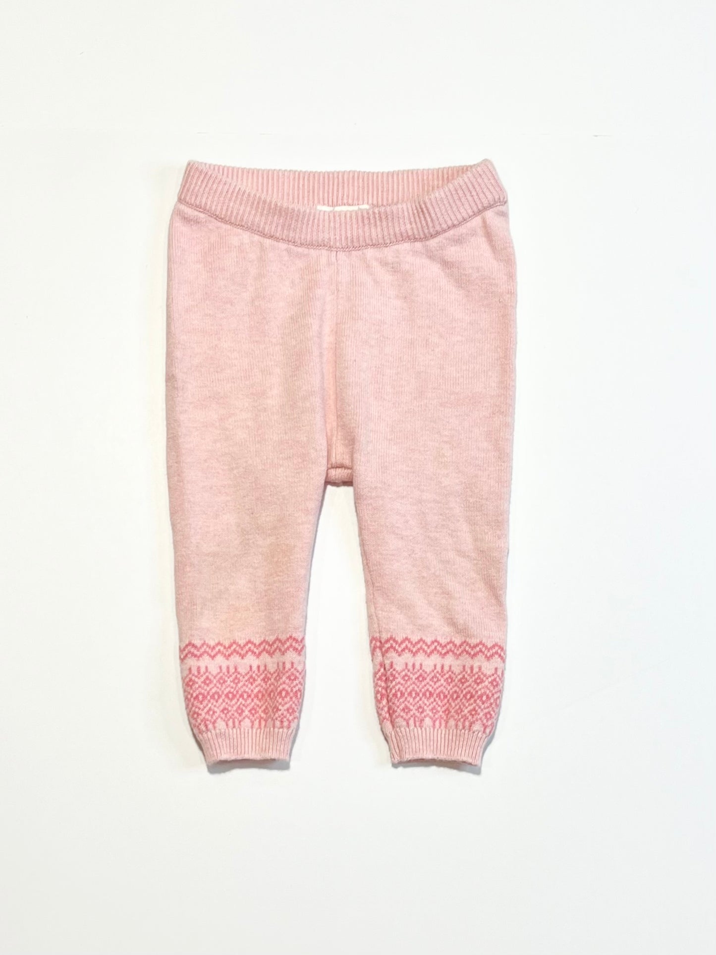 Pink knit pants - Size 00