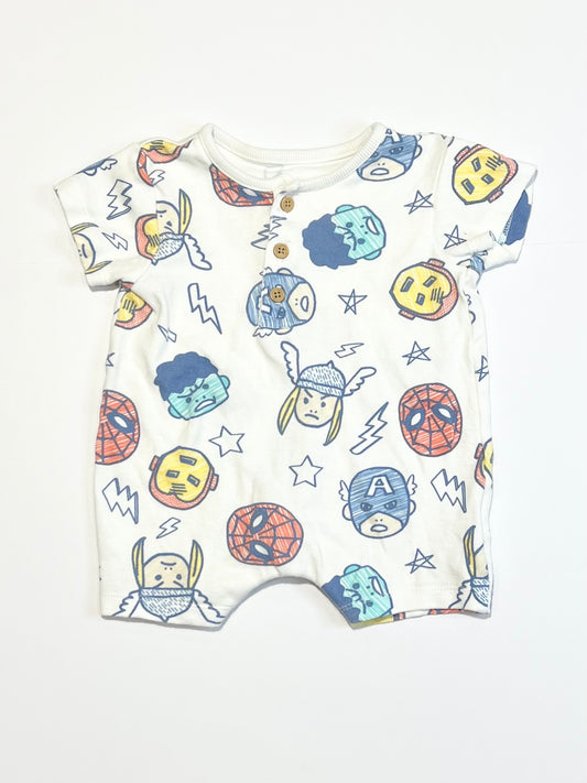 Marvel heroes romper - Size 000