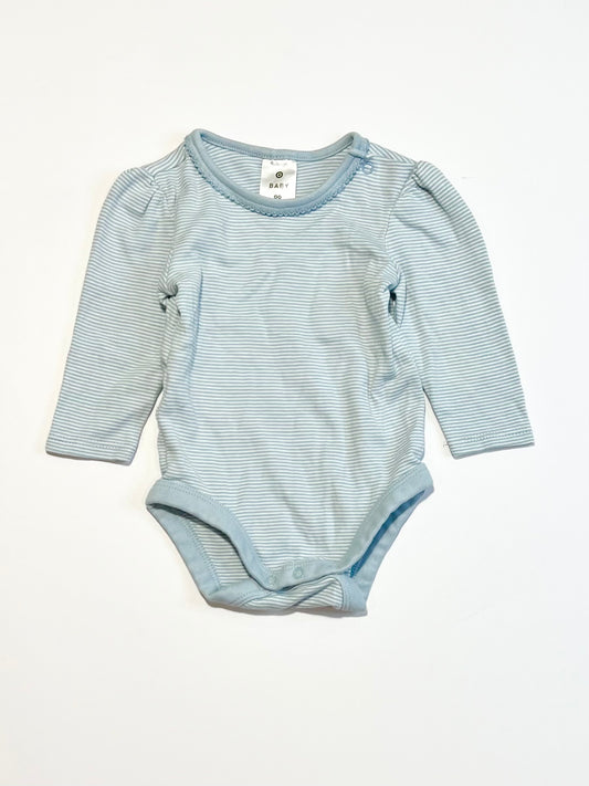 Blue striped bodysuit - Size 00