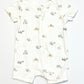 Animals zip romper - Size 000