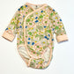 Floral cross-over bodysuit - Size 2-4 months