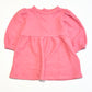 Pink ribbed dress - Size 00