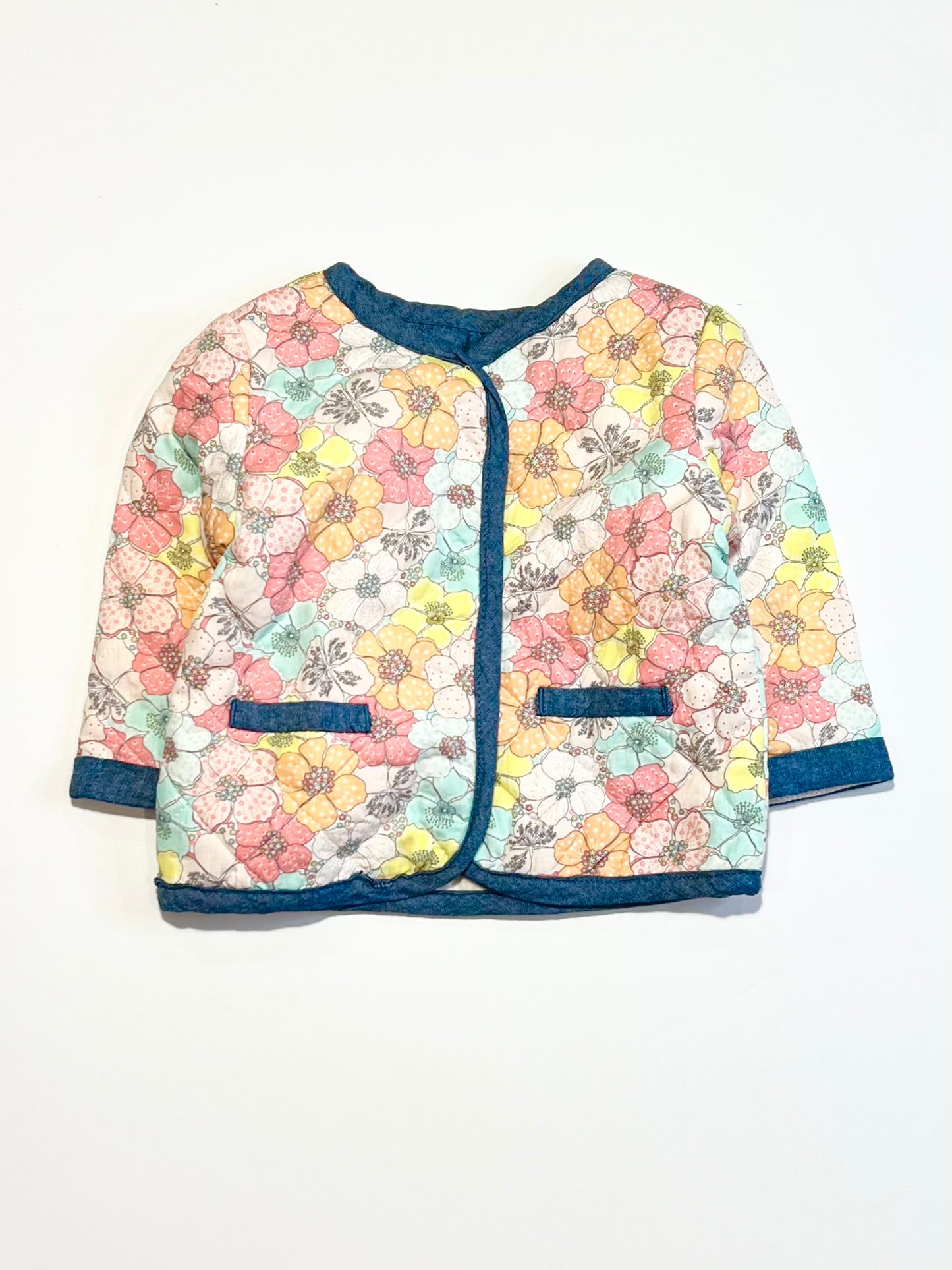 Quilted floral jacket - Size 00