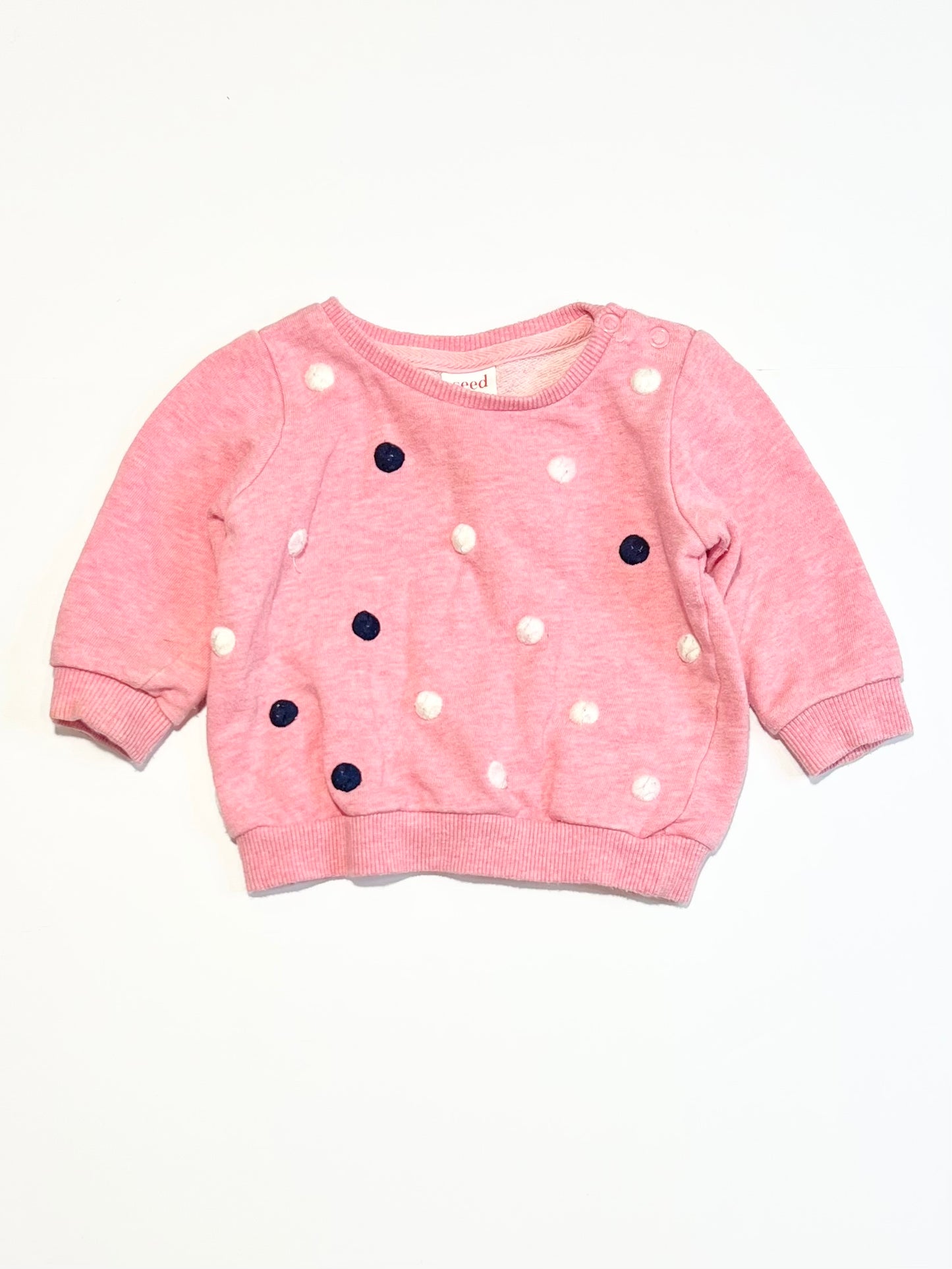 Pink spot sweater - Size 00