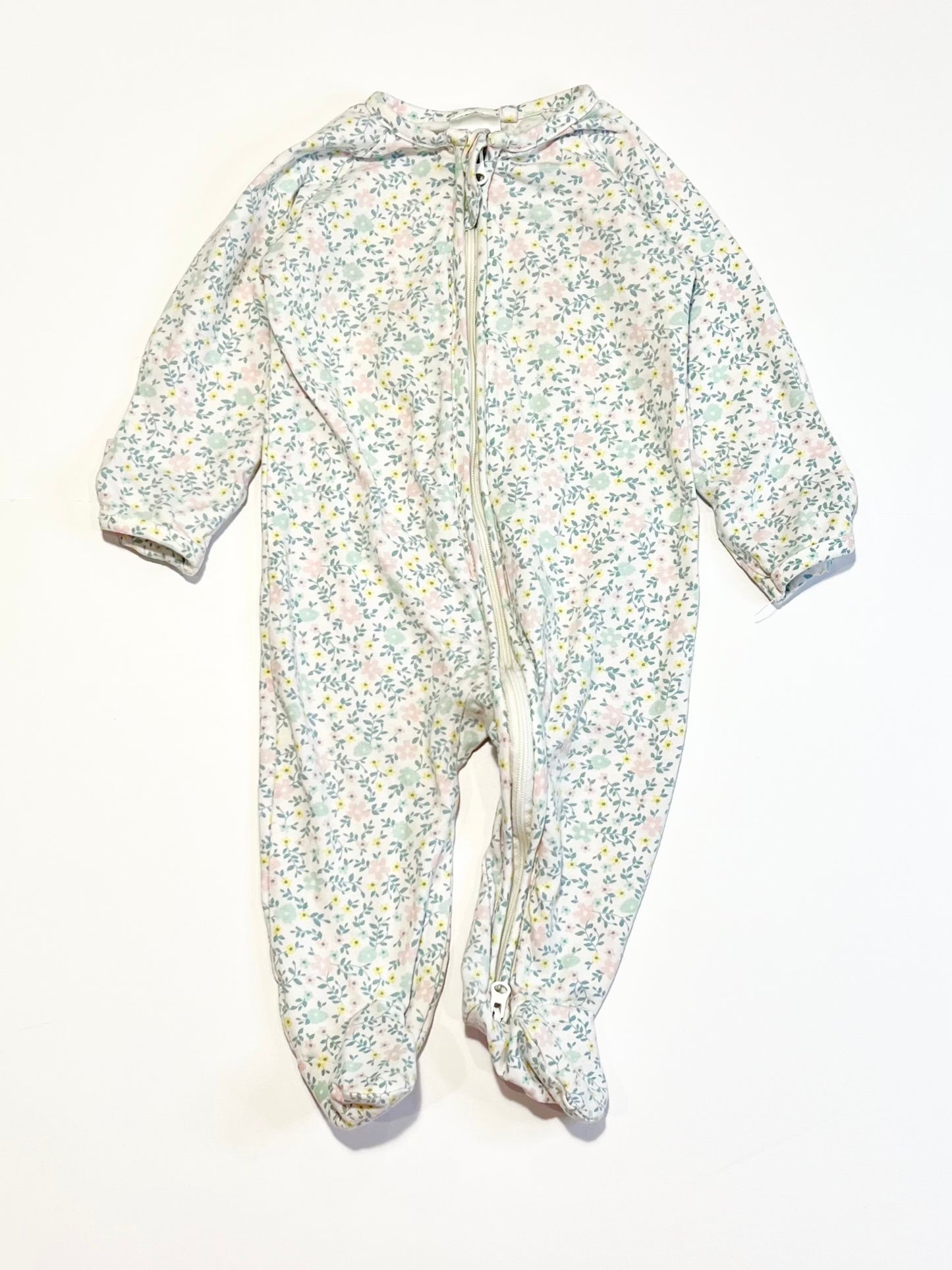 Floral zip onesie - Size 00