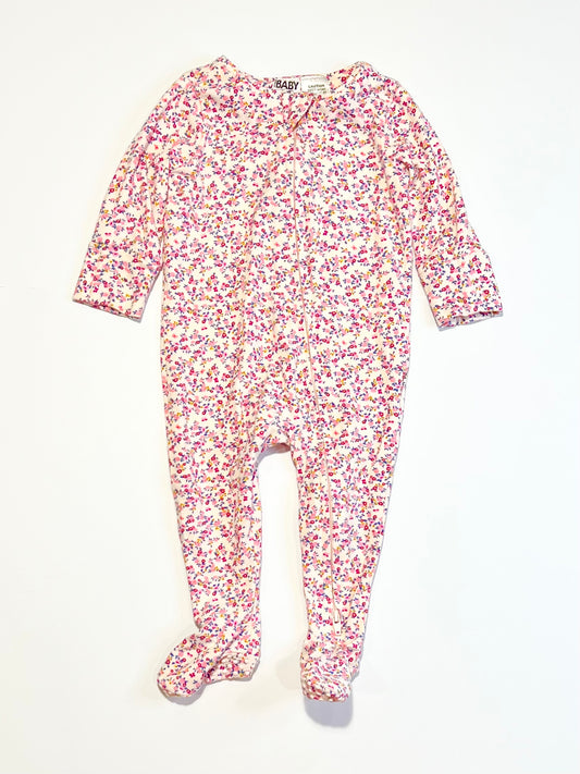 Floral zip onesie - Size 00