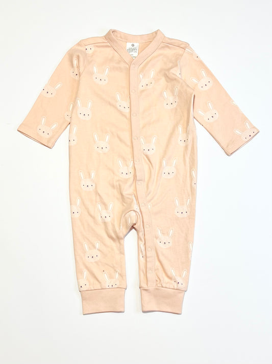 Pink bunny onesie - Size 00