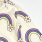 Rainbows zip onesie - Size 00