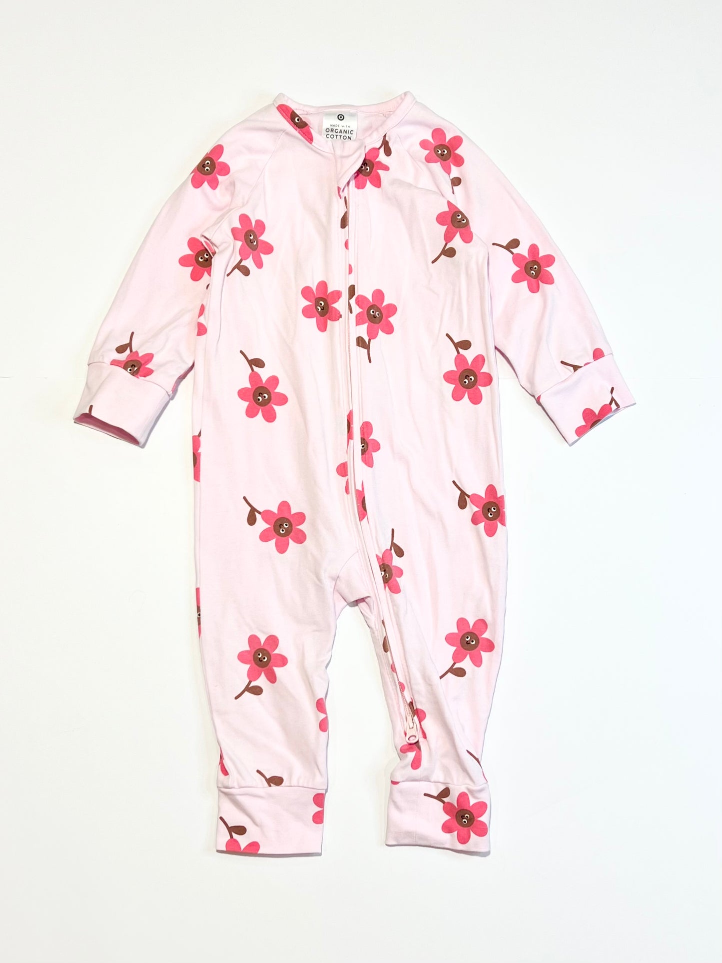 Floral zip onesie - Size 00