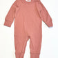 Dusty pink ribbed onesie - Size 00