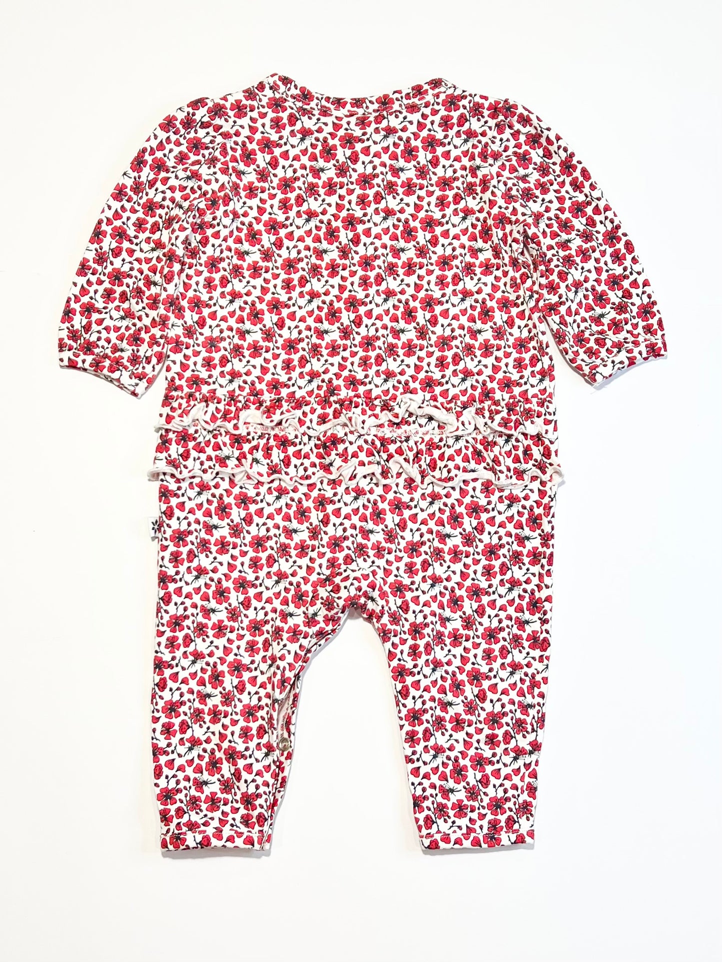 Floral ruffle onesie - Size 00