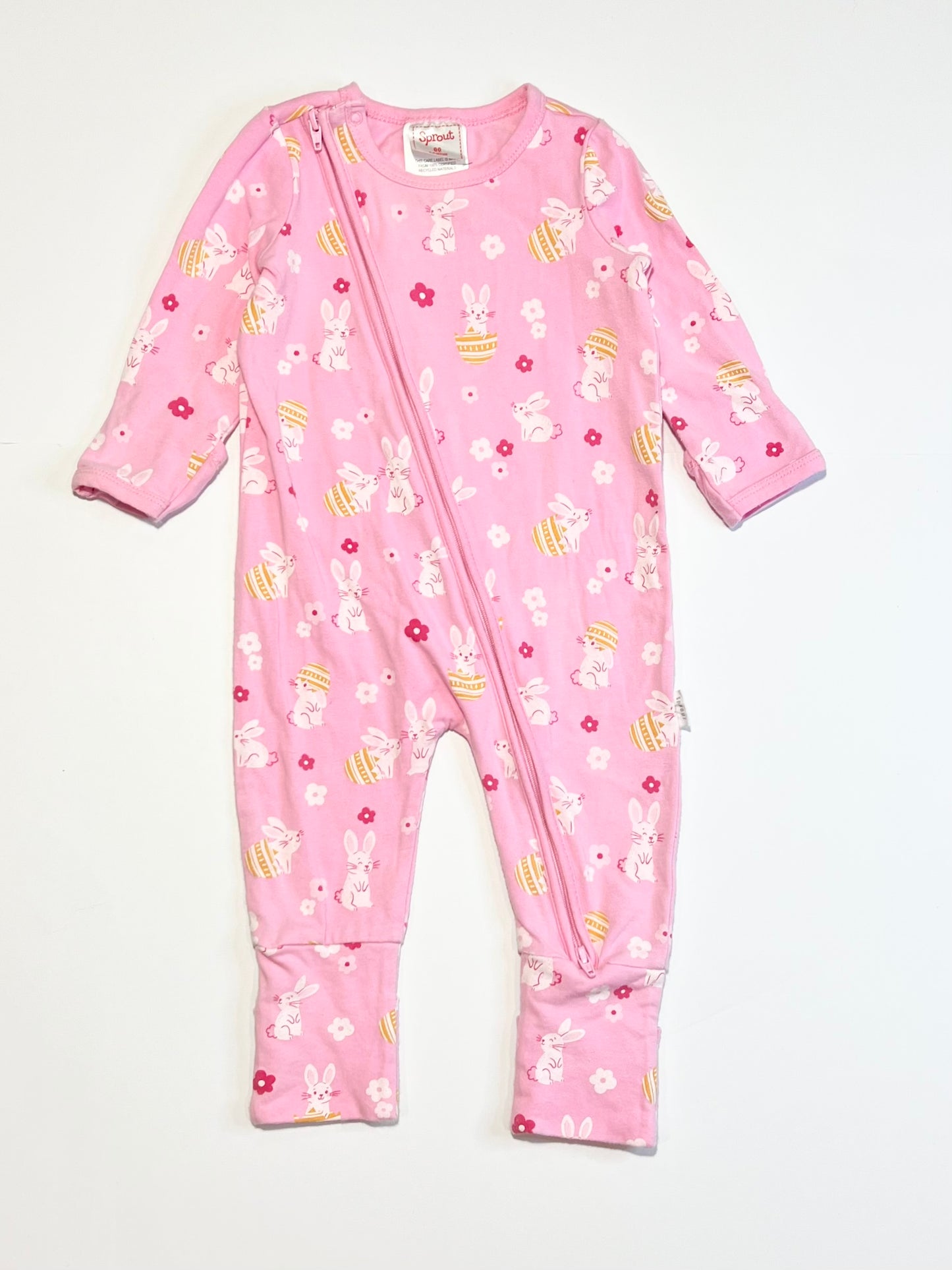 Bunny zip onesie - Size 00