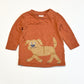 Brown dog top - SIze 000