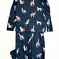 Navy animal pyjamas - Size 5-6