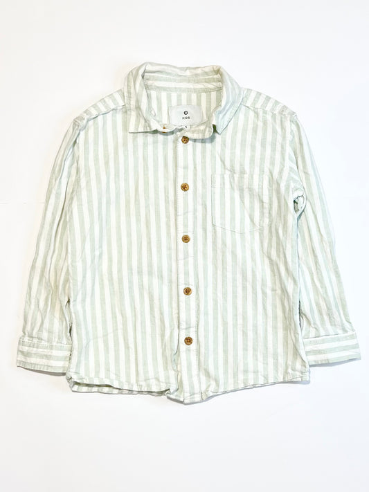 Striped woven shirt - Size 5
