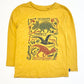 Mustard dino top - Size 5