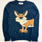 Navy knit jumper - Size 4-6