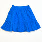 Blue broderie skirt - Size 5-6
