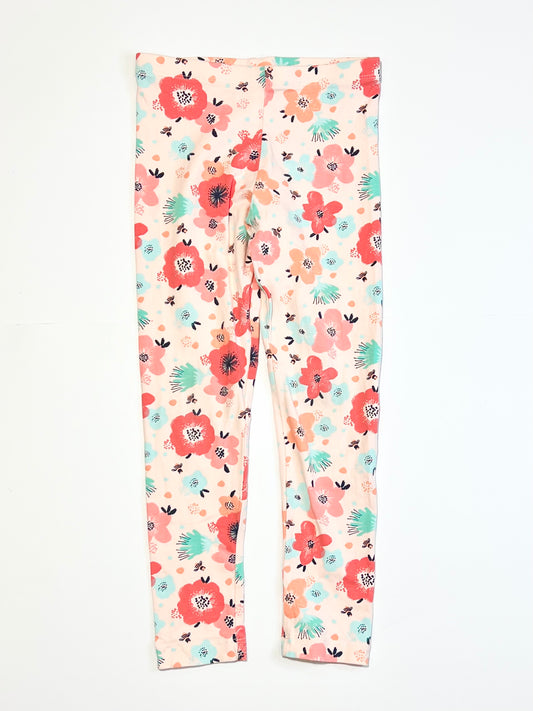 Floral leggings - Size 5