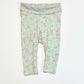 Ribbed floral pants - Size 1-2 months